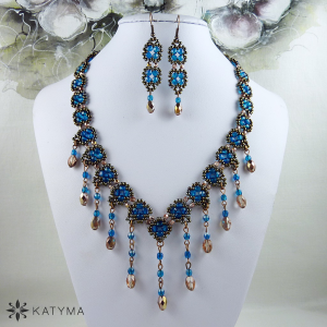 Souprava mořsky modr&aacute;