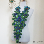 Náhrdelník paví romance