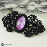 Spona malovaný ovál