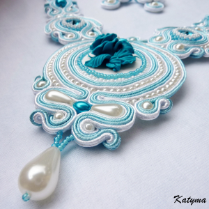 Souprava kouzlo tyrkysov&eacute; růže