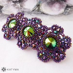 Spona krajka swarovski