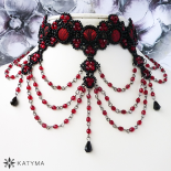 Obojek vlnka s brokáty