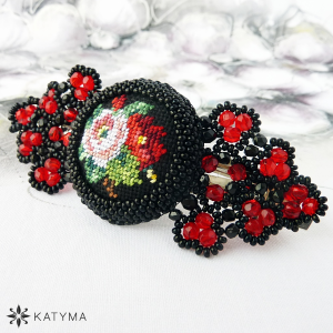 Spona v&yacute;&scaron;ivka kytice