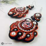 Náušnice španělské s květy